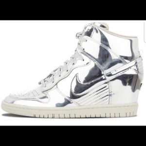 Nike Liquid Silver Wedge 7.5